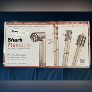 BNIB Shark FlexStyle Air Styling and Drying System with Curl-Defining Diffuser